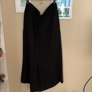 Cloth &Stone (Anthropologie)maxi button down skirt